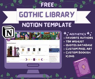 free notion gothic library